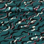 Baumwoll-Satin - Mustermix Petrol