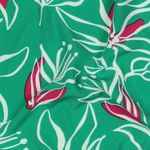 Tecido para blusa e vestido - verde florescente