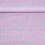 Baumwoll-Popeline - Retroblumen Rosa