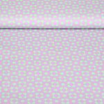 Baumwoll-Popeline - Retroblumen Lila