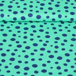 Baumwoll-Popeline - Geometrics Punkte Grün