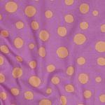 Katoenen Popeline - Geometrische Stippen Paars