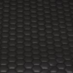 Kunstleder Wabe schwarz - Meterware