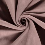 Fleece i ekologisk bomull - doubleface plain berry