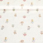 Baumwoll-Popeline - Play Tierballett Weiß Multicolor