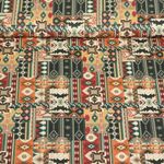 Baumwoll-Popeline - Afrika Braun Multicolor