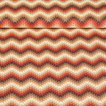 Baumwoll-Popeline - Afrika Zickzack Braun Multicolor