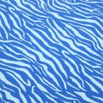 Kunstleder Snaply x Josie - Zebra Blue - Meterware-1