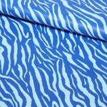 Kunstleder Snaply x Josie - Zebra Blue - Meterware-0