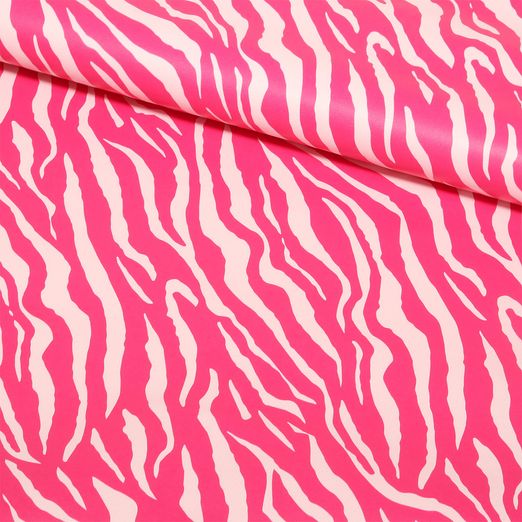 Kunstleder Snaply x Josie - ZebraPink - Meterware
