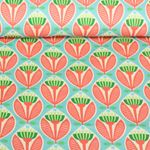 Ekologisk canvas - Hamburger Liebe digitaltryck picknick turkos