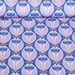 Organic Canvas - Hamburger Liebe Digitalt tryck Picnic Buds Blå