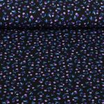 Bio Jersey - Hamburger Liebe Digitaldruck Picknick Cherries Schwarz