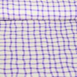 Ekologisk Muslin Smooth - Digital Print Picnic Check Lila