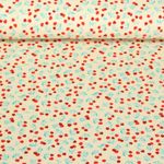 Organic Jersey - Hamburger Liebe Digitale Print Picknick Kersen Ecru