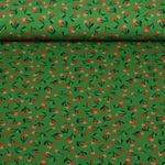 Organic Jersey - Hamburger Liebe Digitale Print Picknick Kersen Groen