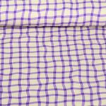 Bio Jersey - Hamburger Liebe Digitaldruck Picknick Check Lila