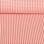 Bio Waffeljersey - Hamburger Liebe Picknick Waffles Knit Rot