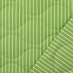 Quiltad jacktyg - ränder sommarquilt doubleface grön