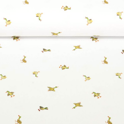 Jersey - Impression digitale Canards Blanc