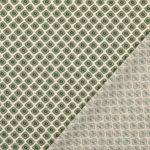 Seersucker - Bloemen Vintage Glad Groen