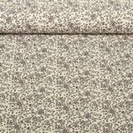 Seersucker - Petites fleurs vintage Aubergine