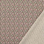 Seersucker - Mini kersen vintage glad aubergine