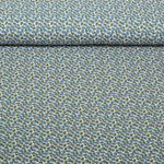 Seersucker - Petites cerises vintage Bleu jeans