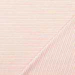 Sweat d'été - French Terry tricoté rayures rose