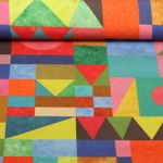 Outdoorstoff Hugo & Hilda - Formen Geo Multicolor-0