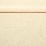 Lin de viscose - Pois dorés Beige naturel