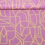 Baumwoll-Voile - Nerida Hansen Digitaldruck Town Lavendel