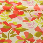 Baumwoll-Satin - Nerida Hansen Digitaldruck Cloverdale Weiß