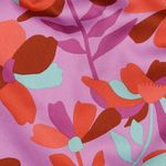 Katoen satijn - Nerida Hansen digitale print Cloverdale lavendel