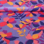 Baumwoll-Satin - Nerida Hansen Digitaldruck Cloverdale Blau