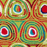 Viskosjersey - Cirklar Kiwi