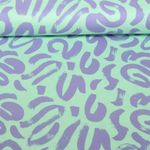 Viskosejersey - Pinselmalerei Mint 