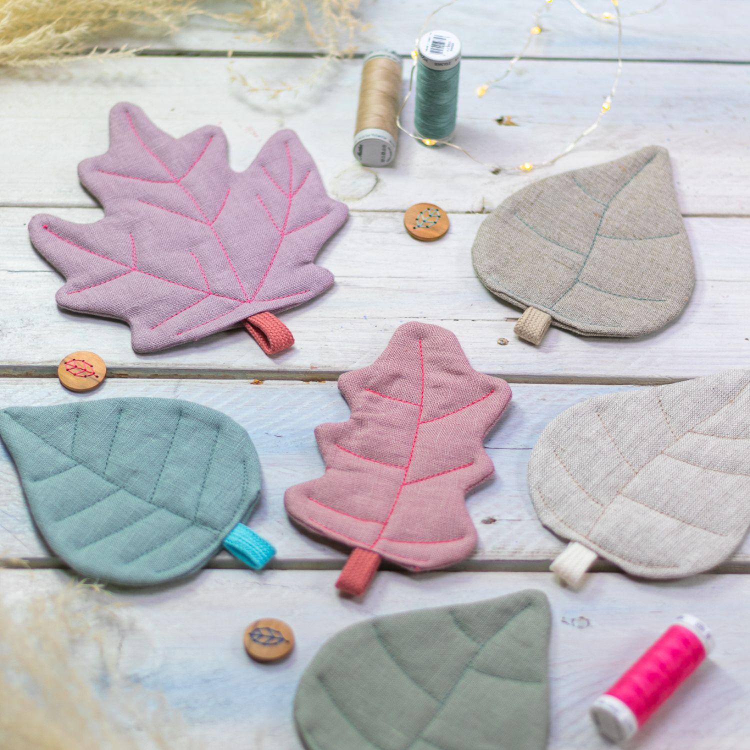 Lin European Flax - Uni Vert sauge-2 Lin European Flax - Uni Vert sauge-2