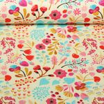 Mousseline bio lisse - Hamburger Liebe Impression digitale Picknick In the park Ecru