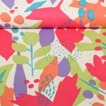 Viskoseleinen -  Blüten Blätter Weiß Koralle