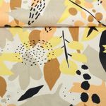 Viskoseleinen -  Blüten Blätter Weiß Gelb