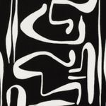 Viskose - Crepe Abstrakt Sort