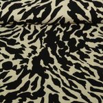 Popeline de viscose bambou - Tigré Beige