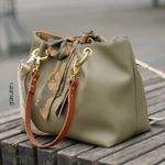 Kunstleder Jane - oliv - Meterware-1