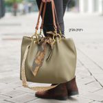 Kunstleder Jane - oliv - Meterware-2