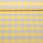 Seersucker - Karo Gelb