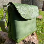 Kunstleder Taylor - grün - Meterware-2