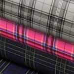 Simili synthétique Tartan-1