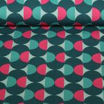 Beschichtete Baumwolle - Graphisch Petrol