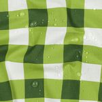 Coton enduit – Carreaux verts